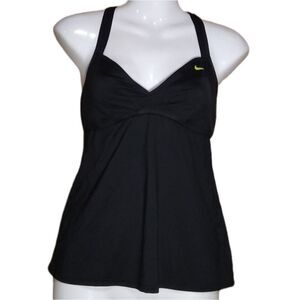 NEW Nike athletic fit tankini swim top M
